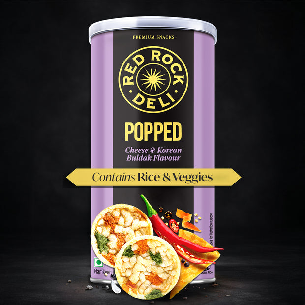 Red Rock Deli Popped Chips Buldak No Palm Oil Snacks