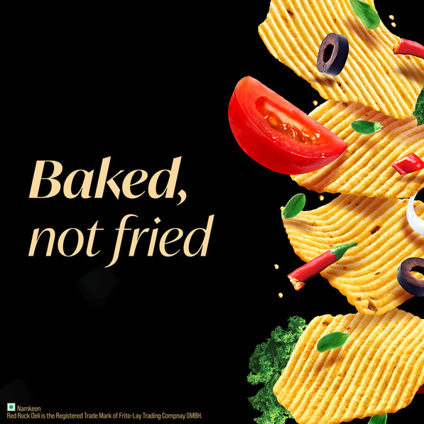 Red Rock Deli Baked Chips Greek Salad 40% Less Fat Snacks