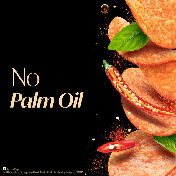 Red Rock Deli Kettle Chips Basil Thai No Palm Oil Snacks