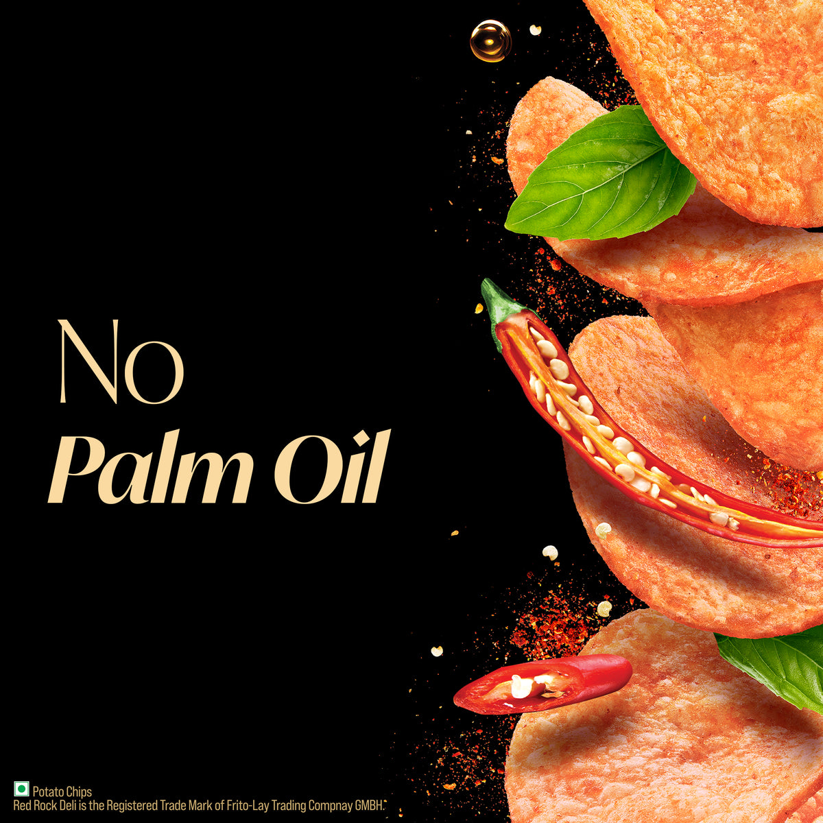 Red Rock Deli Kettle Chips Basil Thai No Palm Oil Snacks