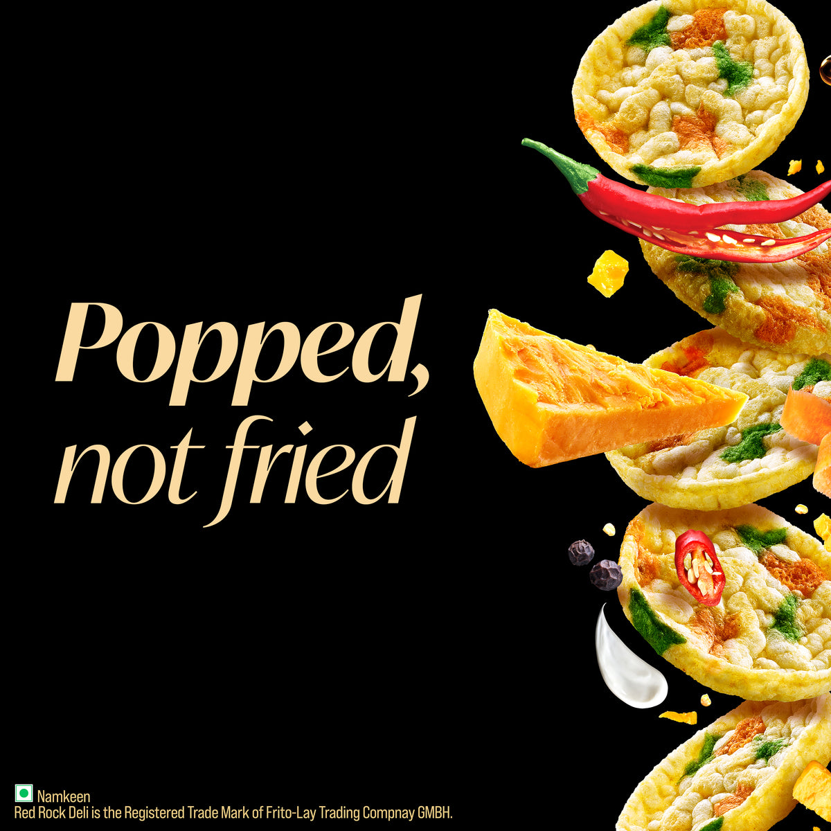 Red Rock Deli Popped Chips Buldak No Palm Oil Snacks