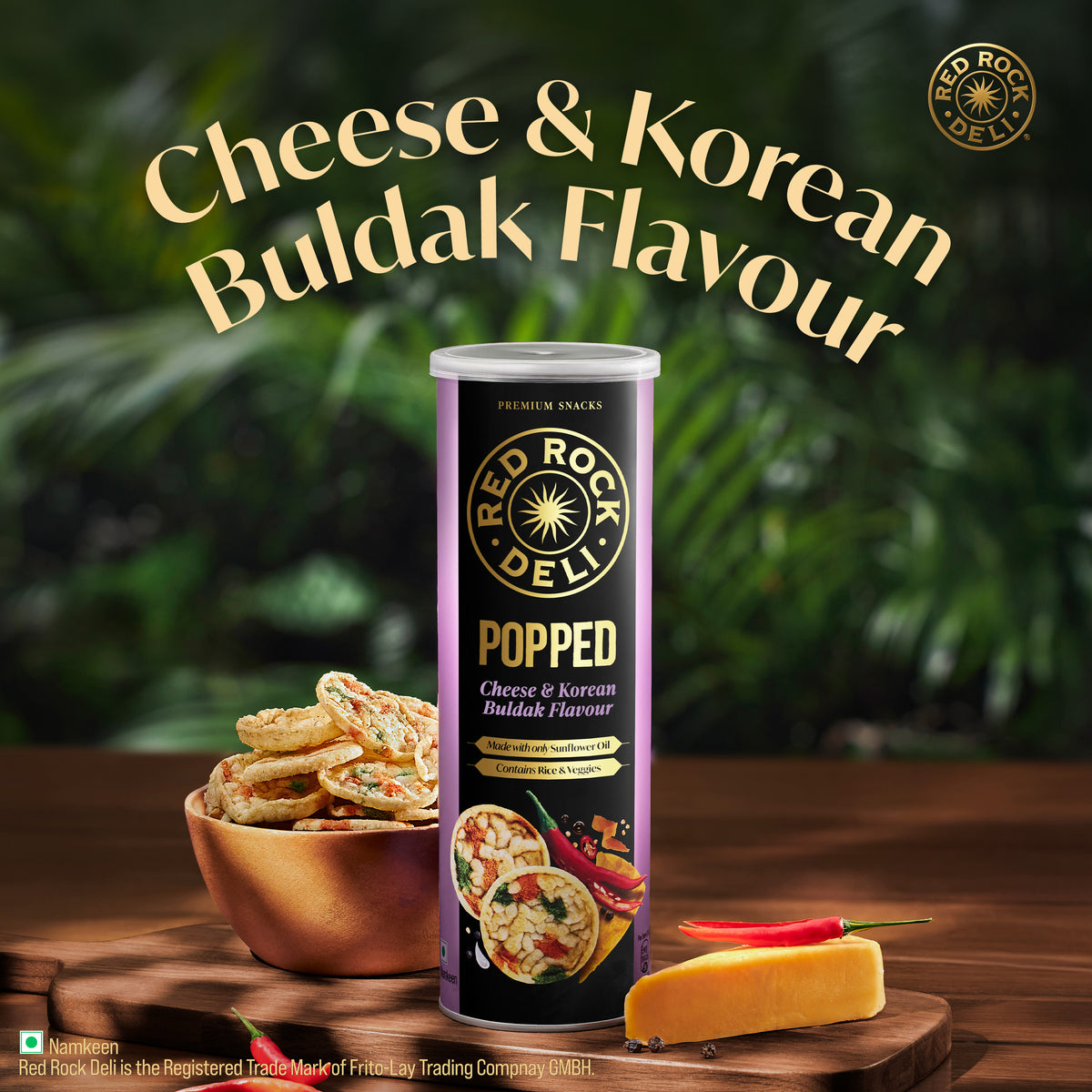 Red Rock Deli Popped Chips Buldak No Palm Oil Snacks