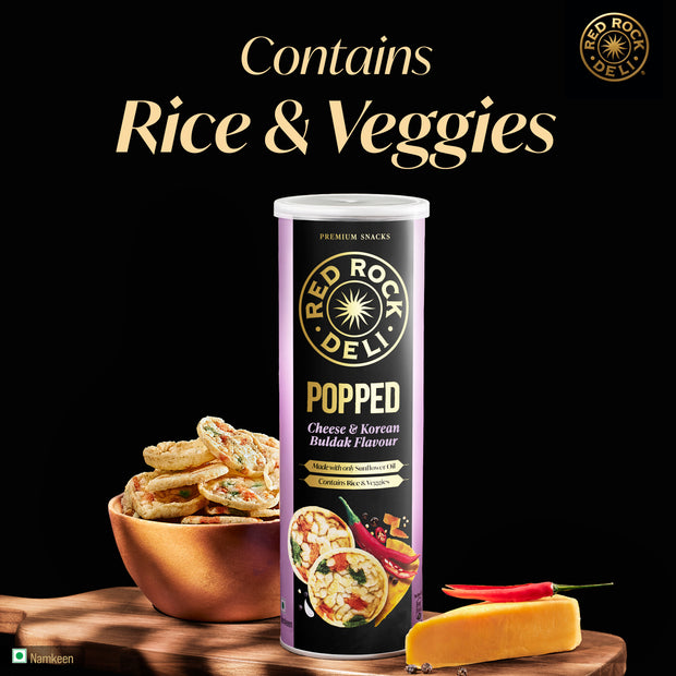 Red Rock Deli Popped Chips Buldak No Palm Oil Snacks