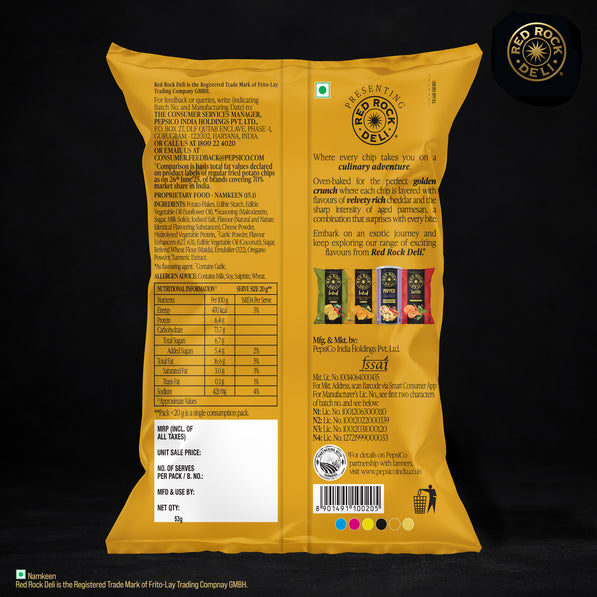 Red Rock Deli Baked Chips Risotto 40% Less Fat Snacks